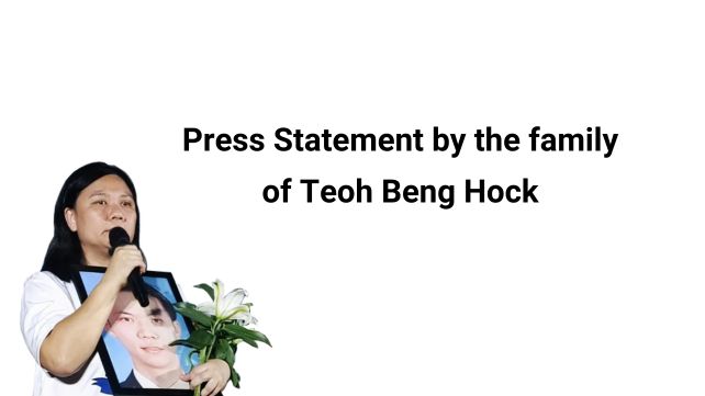 [PS] Teoh family responds to PM political secretary 赵家回应首相秘书曾敏凯